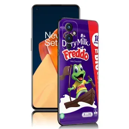 Bebida biscoitos chips leite capa de telefone preto para onePlus 9 10 11 12 ACE 2V Pro 9rt 10t 10r nord ce 2 3 lite n10 n20 n30 5g