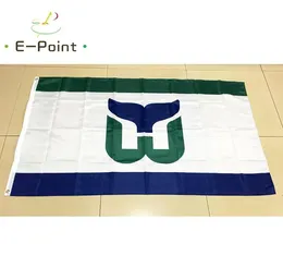 Hartford Whalers 3ft x 5ft 90cm150cm Polyester America flag Banner5089445