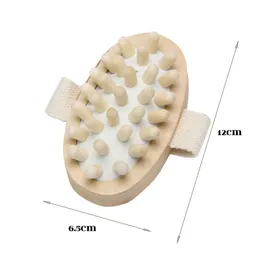 Деревянный массажер Практическая расслабляющая анти усталостная массажная кисть для портативного массажного расческа