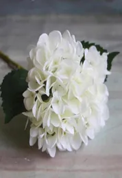 Flor de Hydrangea Artificial 47cm Fake Silk Single Real Touch Hedgeas para Centerpieces de Casamento Party Home Party Decorative Flowers GA11589481