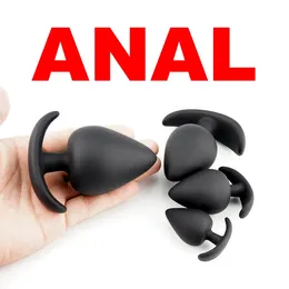 Testa di funghi in silicone Tappo anale Spolverabile Wedable Butt Masturbatore G Spot Massage Dildo BDSM Sex Toy per Man Women 240409
