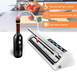 Maschine LaImeng Vakuumversiegelpackungsmaschine 110 V 220 V Sous Vide Vacuum Food Sealer Food Sparpackungen für Vakuumpacker Vakuumbeutel S140