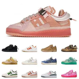 Freizeitschuhe Outdoor Schuh Osterei Rosa Bad Bunny Top Fashion Forum Low Women Running Schuhe OG Sneaker weiß königsblau Donovan Mitchell X Herren aus