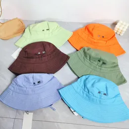 دلو القبعة مصمم Casquette Bob للنساء رجالي متوترة قبعة مع Burr Rope Sun منع الصياد المألوف رجال إكسسوارات رسالة Scrawl Sunhats مصممي 57 سم