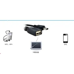 2024 Test Öncesi USB Gönder Mini USB B MAPE KABLO ADAPTÖRÜ 5P OTG V3 Port Veri Kablosu MP3 için MP3 MP4 için araba ses Tablet OTG verileri için