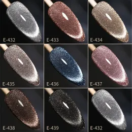 7,5 ml Glitter cekin żel do paznokci Poliska różowa nago kolor zanurzony w żel LED Paznokurowy manicure lakier