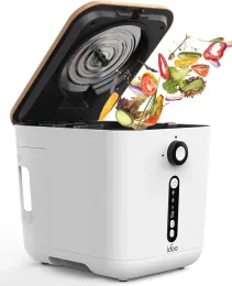 Ulepszone zaktualizowane komposter elektryczny do kuchni, idoo 3L Smart Countertop Composter bezwonny z odłączającym filtrem węglowym