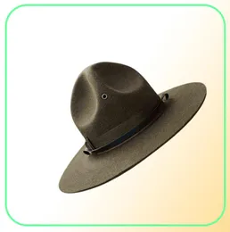 X047 US MARINE CORPS LAPPINA ALLOUND Fe Hat Dimensioni regolabili Cappelli verdi dell'esercito di lana Fe Cappelli da donna Cappelli da donna 2112274628121