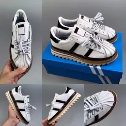 2024 Clot x Originals Superstar by Edison Chen Low Cut 고품질 스포츠 신발 남성용 백색 검은 스케이트 신발 여성 운동화 36-45