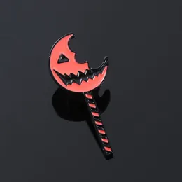 Punk Halloween Pumpkin Spettaio Cine Film Anime Giochi Pins duro Pins Raccogli Batteni per battute di cappello da cappello da zaino con spalla di cartone animato badge.