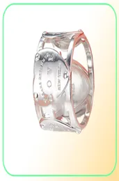AMC Par Wedding Classic Wide Ring Men's Sterling Silver S925 Ladies Rings Wholesale Productos de Alta Calidad4451990