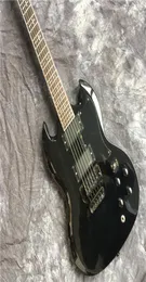 Satış SG Electric Guitar ve Floyd Rose Tremolo SG Gitar Top Siyah SG Gitar1270172