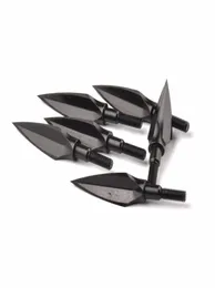 6pcs Broadhead Arrowhead Tip Point 125 DIY 활 및 화살 자궁 양궁 사냥 사격을위한 곡물 강철 스틸 5713349