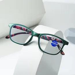Solglasögon Rimless Reading Glasses Classic Anti Blue Light förstoringsglasögon Vintage Presbyopia Eyewear Diopter 1.0 till 4.5