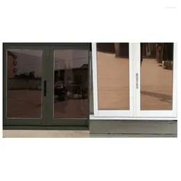 Fensteraufkleber Einweg Mirror Thermal Film Tag Privatsphäre statische nicht klebende dekorative Wärmesteuerung Anti-UV-Farbton für Zuhause