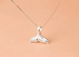 Hänge halsband design djur mode kvinnor halsband val svans fisk nautisk charm sjöjungfru eleganta smycken flickor krage7386579
