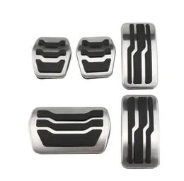 Pedals de pedal de aço inoxidável Pedals Pedals Tampa para Ford Focus 2 3 4 MK2 MK3 MK4 RS ST 20052020 KUGA ESCAPE 200920207502926