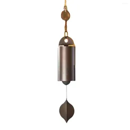 Decorative Figurines Deep Resonance Quiet Wind Chime Courtyard Metal Garden Vintage Pendant