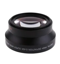 67mm 043x Super Fisheye vidvinkellinslins för 67mm Canon 5d 6d 7d Nikon Sony All DSLR Camera Lens6481400