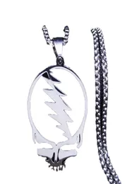 Collana a catena in acciaio inossidabile grato di Afawa per cranio in acciaio inossidabile per la collana in argento in argento mendomene gioielli Cadenas Mujer N4206S031821430