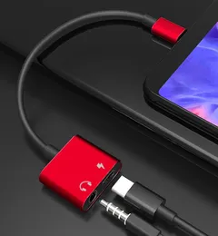 Cherie Tip C ila 35mm Aux 2 In 1 USB C Kulaklık Adaptör Şarjı USBC Ses Adaptateur Kablo Dönüştürücü Samsung915484