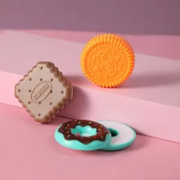 Dekompression leksaker kawaii simulerade mat magnetiska fidget skjutreglage söt donut fingertopp fidgets leksak för barn vuxna antistress autism zz