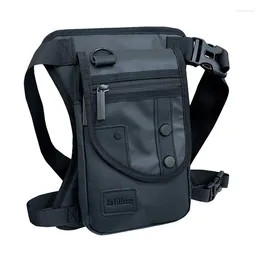 Bolsas de cintura Saco de cinto em forma de fã pendente Bulge de quadril de viagens táticas de viagens táticas Motorciclo Multifuncional perna ao ar livre