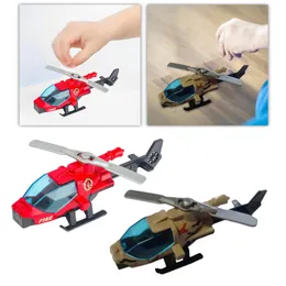 Set De 6 Hélicoptères Miniatures En Alliage - Jouet Avion Pour Enfants 3-12 Ans, Cadeau Anniversaire Ou Noël