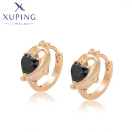 أقراط Hoop Xuping Jewelry Arrival Alegant Fashion Charm Gold Color for Women Wimesticite Christmas Classics Gift X000706962