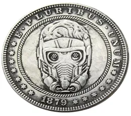 HB46 Hobo Morgan Dollar Skull Zombie Copy Coins Coins Brass Craft Olkents Home Decoration Accessories6641332