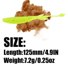 Kit 30 Iscas Macias DAMIDEL Senko Wacky Worms - 5 Cores Para Pesca
