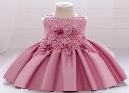 Mädchen039s Kleider 2021 Kinderkleidung 1. Geburtstagskleid für Baby Girl Taufe Blume Prinzessin Erste Zeremonie Party Vestido 15 2025774