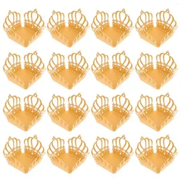Enrolamento de presentes 50pcs de trufa de chocolate wrappers xícaras de papel cupcakes invólucros de cupcakes de bandeja de bandeja de bandeja de bandeja de muffin kraft linear decoração