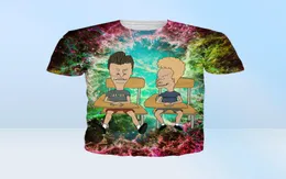 Thirt stampati in 3D divertenti Nuovi uomini di moda abbigliamento Beavis e maglietta buttistate top estivi colorate Topsonstrelle unisex tees unisex AB0227815843