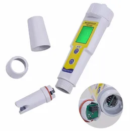 Mini Mini PH Meter تصحيح أوتوماتيكي لمكافحة الحموضة مقاوم للماء جهاز تحليل جودة الجودة مع Backli8102427