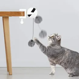 Electronic Motion Cat Toy Yoyo Lifting Ball Electric Flutter Interactive Cat Teaser Toy Rotating Interactive Puzzle Pet Toy 240411