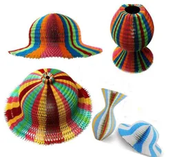 Cappelli di carta vaso magica 100pcs per decorazioni pieghevoli per decorazioni divertenti cappelli da sole da viaggio da viaggio