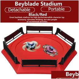 الغزل أعلى Beyblades Stadium Stadium Burst Gyro Arena Disk VMay مثيرة سداسي القتال القتال