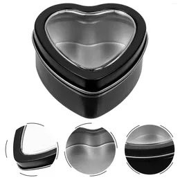 Wrap regalo di San Valentino Black Red Heart a forma di regali a forma di scatola presenta decorazioni per matrimoni a sorpresa di scatole da pacchetti