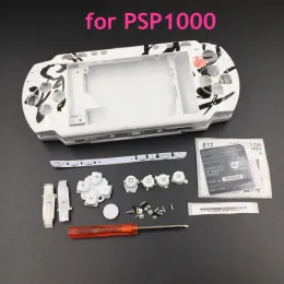 Aksesuarlar Sınırlı Ürün Sınırlı Konut Kabuk Kılıfı Kapak PSP1000 PSP 1000 Oyun Konsolu Onarım Parçası için Değiştirme