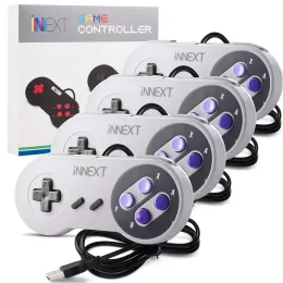 Gamepads 4PCS/LOT USB 컨트롤러 SNES 용 SNES USB Classic Gamepad 게임 컨트롤러를위한 SNES 용 GamePad Super Game Controller