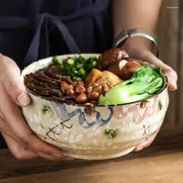 Tigelas tigelas tigela ramen tigela de mesa de mesa restaurante doméstico Vegetable e salada de frutas material de casamento