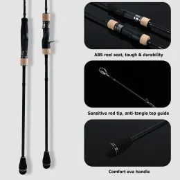 Goture Pollux II Fuji KW Slow Jigging Fishing Rod 1,89 m Feste Top Spinung Spinngussstangen ml m mh Power Sea Boat Fischerei