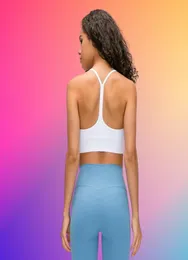 110 kamizelka jogi z tyłu z klatką piersiową strój fitness czuje, że Butterysoft Sports Bra Zdejmowane kubki bielizny Solidny kolor seksu 7378351