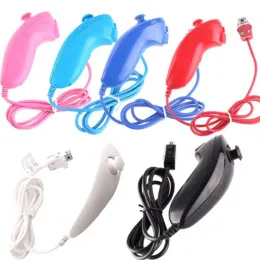 Gamepads 10pcs/Lot New Multi Color Nunchuck Game Controller Remote Game -Handle für Wii
