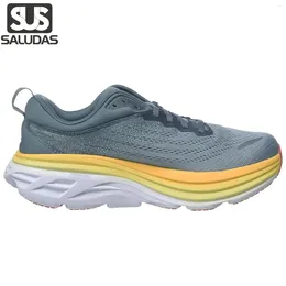 Casual Shoes Men Sneakers Bondi 8 Running Comfort Cushioned Sports Shoe Breathable Non Slip Tennis Cross Trainer