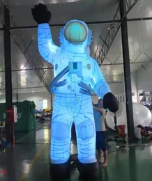 6m 20フィート高さの屋外ゲームLED照明巨大なインフレータブル宇宙飛行士BALLOON9229776