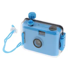 فيلم Lomo Camera Camera Mini Mini Cleat 35mm تحت الماء مع حالة سكنية Blue8331131