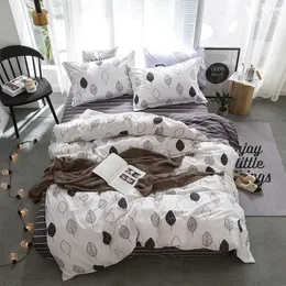 Bedding Sets Juwen-ropa De Cama Con Dibujos Animados A Rayas 3/4 Uds. Incluye Funda Edredn Almohada