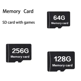 Аксессуары Micro Memore SD Card 64GB/128GB/256GB SD -карта с 50 000 игр карты памяти для консоли/игровой консоли